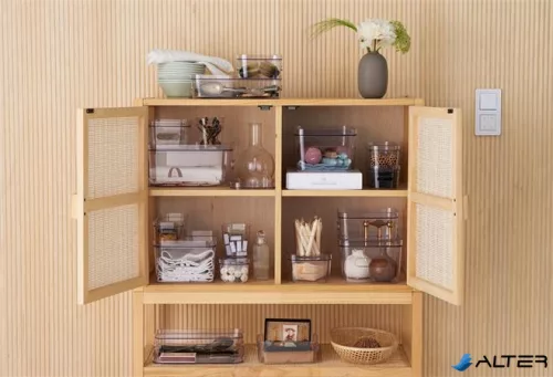 Műanyag tárolódoboz, 0,6 liter, SMARTSTORE 'Compact Clear XS', átlátszó