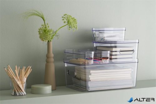 Műanyag tárolódoboz, 1,5 liter, SMARTSTORE 'Compact Clear S', átlátszó