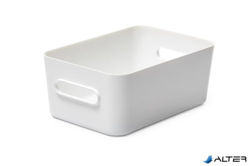 Műanyag tárolódoboz, 5,3 liter, SMARTSTORE "Compact M", fehér