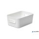 Műanyag tárolódoboz, 5,3 liter, SMARTSTORE "Compact M", fehér