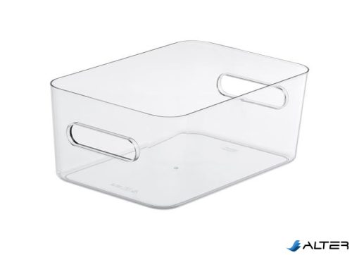 Műanyag tárolódoboz, 5,3 liter, SMARTSTORE "Compact Clear M", átlátszó