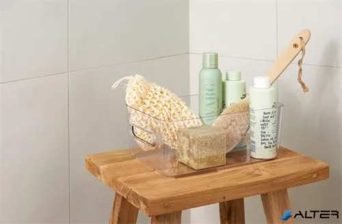 Műanyag tárolódoboz, 5,3 liter, SMARTSTORE "Compact Clear M", átlátszó
