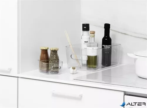 Műanyag tárolódoboz, 5,3 liter, SMARTSTORE "Compact Clear M", átlátszó
