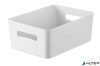 Műanyag tárolódoboz, 15,4 liter, SMARTSTORE "Compact L", fehér