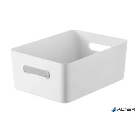   Műanyag tárolódoboz, 15,4 liter, SMARTSTORE "Compact L", fehér