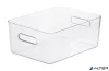 Műanyag tárolódoboz, 15,4 liter, SMARTSTORE "Compact Clear L", átlátszó