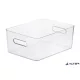 Műanyag tárolódoboz, 15,4 liter, SMARTSTORE "Compact Clear L", átlátszó