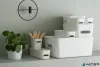 Műanyag tárolódoboz, 1,3 liter, SMARTSTORE 'Compact Slim', fehér