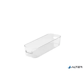   Műanyag tárolódoboz, 1,3 liter, SMARTSTORE "Compact Clear Slim", átlátszó