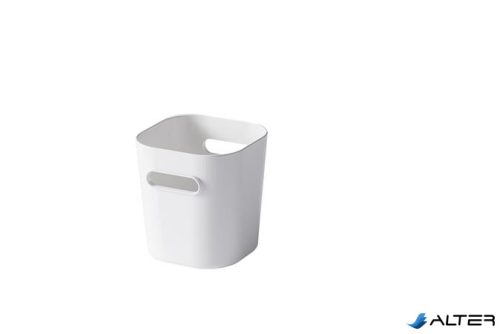 Műanyag tárolódoboz, 0,6 liter, SMARTSTORE "Compact Mini", fehér
