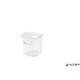   Műanyag tárolódoboz, 0,6 liter, SMARTSTORE "Compact Clear Mini", átlátszó