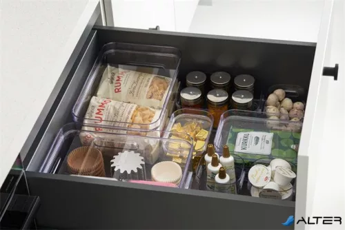 Műanyag tárolódoboz, 0,6 liter, SMARTSTORE 'Compact Clear Mini', átlátszó