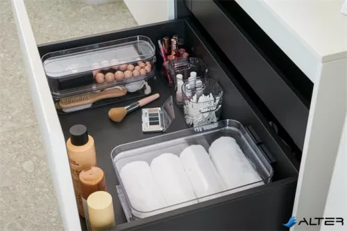 Műanyag tárolódoboz, 0,6 liter, SMARTSTORE 'Compact Clear Mini', átlátszó