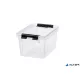 Műanyag tárolódoboz, 1,5 liter, fekete fogantyúkkal, SMARTSTORE 'Classic 1,5', átlátszó