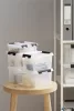Műanyag tárolódoboz, 3,6 liter, fekete fogantyúkkal, SMARTSTORE "Classic 5", átlátszó