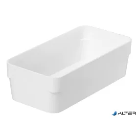   Fiókrendező, 20x6x10 cm, SMARTSTORE "Compact", fehér