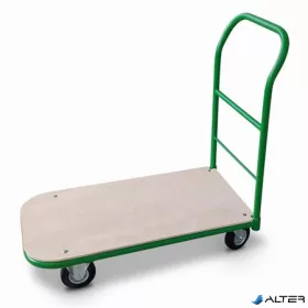Szállítókocsi, kézi, 200 kg teherbírás, zöld-barna