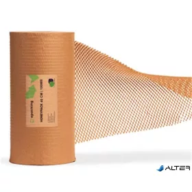 Csomagolópapír, méhsejtcellás, 250m x 400mm, 80 g, barna