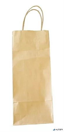 Bortartó papírtasak, 1-es, sodortfüles, natúr