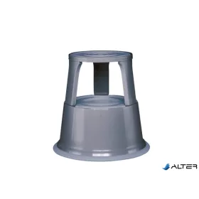 Gurulós acél zsámoly, WEDO, sötétszürke
