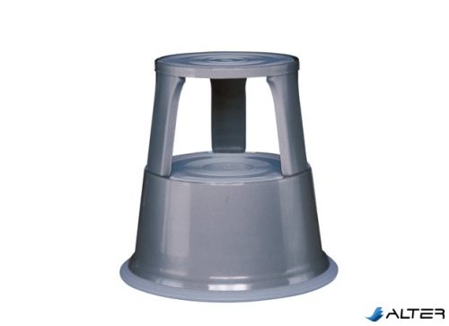 Gurulós acél zsámoly, WEDO, sötétszürke