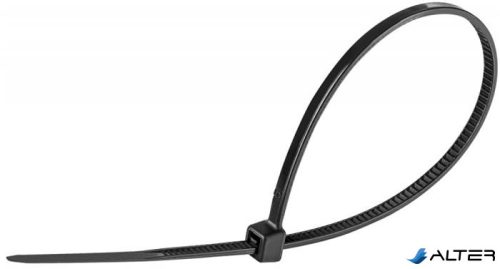 Kábelkötegelő, gyorskötöző, 2,5x150mm, DONAU "Tech", fekete