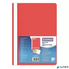 Gyorsfűző, PP, A4, DONAU, piros
