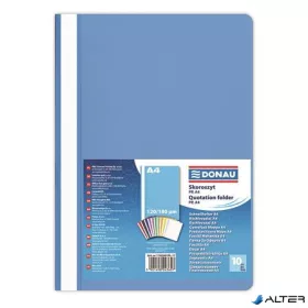 Gyorsfűző, PP, A4, DONAU, világoskék