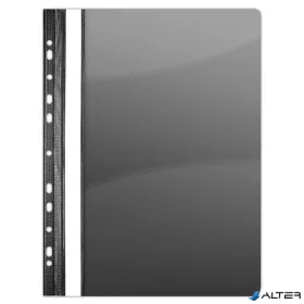 Gyorsfűző, lefűzhető, PVC, A4, DONAU, fekete