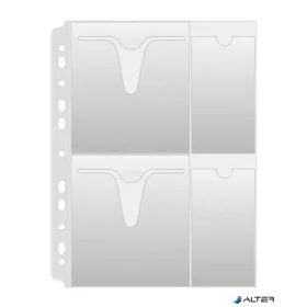   CD/DVD genotherm, lefűzhető, A4, 160 mikron, víztiszta, DONAU