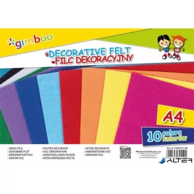   Dekorfilc, A4, "Gimboo", 10 különböző intenzív szín