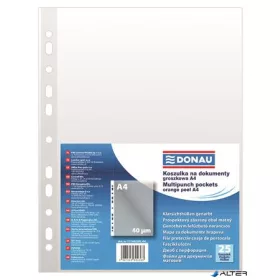   Genotherm, lefűzhető, A4, 40 mikron, narancsos felület, DONAU