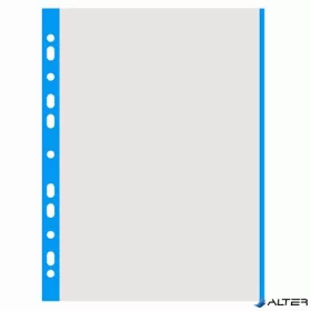   Genotherm, lefűzhető, színes szélű, A4, 40 mikron, narancsos felület, DONAU, kék