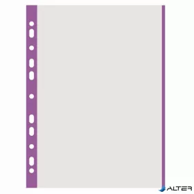   Genotherm, lefűzhető, színes szélű, A4, 40 mikron, narancsos felület, DONAU, lila