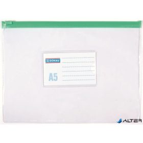 Rendszerező tasak, A5, PVC, simítózáras, DONAU