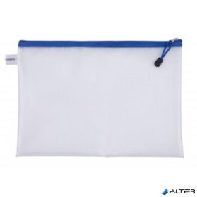 Rendszerező tasak, cipzáras, A4, 343x246 mm, DONAU, kék