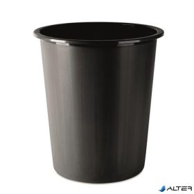 Papírkosár, 14 liter, DONAU, fekete