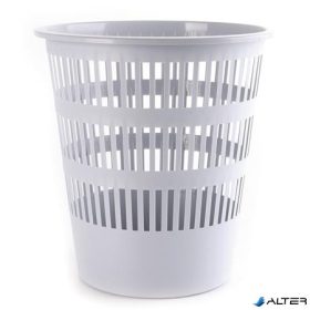 Papírkosár, 16 liter, DONAU, szürke