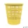 Papírkosár, 12 liter, DONAU, pasztellsárga