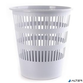 Papírkosár, 12 liter, DONAU, szürke