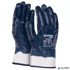   Szerelőkesztyű, nitril, DONAU 'Safety 03', 11/XXL méret, sötétkék