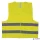 Mellény, jól láthatósági, 2XL méret, DONAU "Safety", sárga