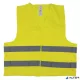 Mellény, jól láthatósági, 2XL méret, DONAU "Safety", sárga