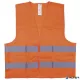 Mellény, jól láthatósági, 2XL méret, DONAU "Safety", narancssárga