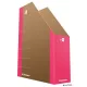Iratpapucs, karton, 80 mm, DONAU "Life", neon rózsaszín