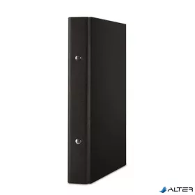   Gyűrűs könyv, 2 gyűrű, 30 mm, A5, PP/karton, DONAU, fekete