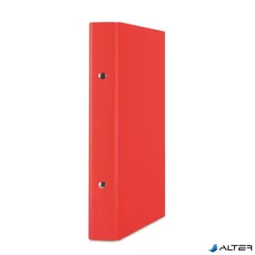   Gyűrűs könyv, 2 gyűrű, 30 mm, A5, PP/karton, DONAU, piros