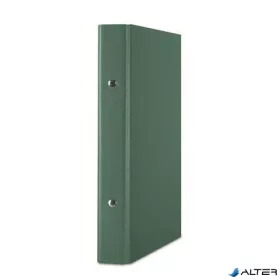   Gyűrűs könyv, 2 gyűrű, 30 mm, A5, PP/karton, DONAU, zöld