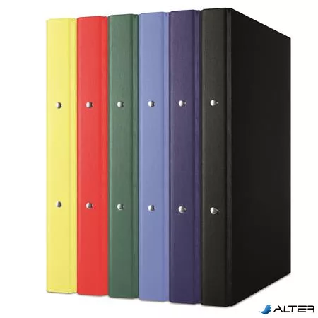 Gyűrűs könyv, 2 gyűrű, 35 mm, A4, PP/karton, DONAU, piros