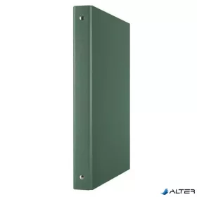   Gyűrűs könyv, 4 gyűrű, 35 mm, A4, PP/karton, DONAU, zöld